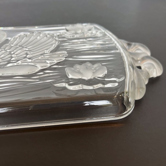 Walther-Glas Crystal Swan Tray (Vintage, 1960s) - Picture 11 of 15